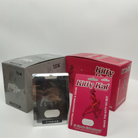 Boîte d'emballage en plastique pour pilules Rhino 7 - 5000, blister pour pilules Kitty Kat, impression d'emballage de pilules