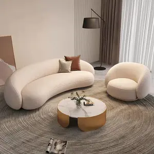Hochey sofá de tecido moderno, estilo europeu, em forma de l, mobiliário, sofá de canto para salão de beleza