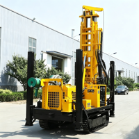 Foreuse rotative DTH sur chenilles RYX à moteur diesel, 22 CV, 250 mm, 500 m, 5000 kg, garantie 2 ans, boîte de vitesses facile