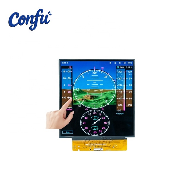 10 Inch 1200*1200 Touch Screen High Brightness Module Aviation Flight Simulator Meter Dashboard Square Raspi Panel MIPI Display