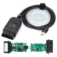 Interface VAGCOM 25.3 VCDS, Vagcom 21.9 V2 Hex CAN USB Obd Scanner pour VW AUDI Skoda Seat Allemand Anglais ATMEGA162