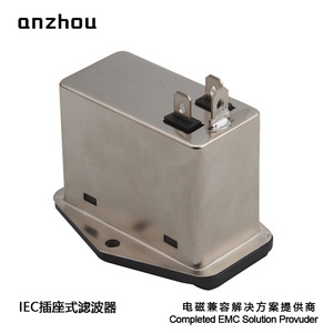 ตัวกรองไฟฟ้า Anzhou Iec รุ่น CW2C-10A-T พร้อมสวิตช์และฟิวส์ 250V 10A โมดูลกรองสัญญาณรบกวน EMI - Product Image 5