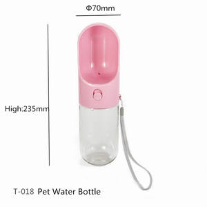 Pet Bottiglia di Acqua Per I Cani Gatti Portatile di Plastica PP Pet Bevitore Cane Dispenser Bere Feeder Bottiglia di Testa - Product Image 5