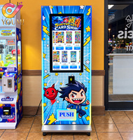 Distributeur automatique de cartes Pokémon TCG intelligent scellé en usine avec système de gestion cloud pour la vente de paquets de cartes de jeu de collection