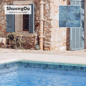 Foshan Fábrica <span class=keywords><strong>Venta</strong></span> Directa Mosaico de azulejos para piscina al aire libre Patio Cubierta Paisajismo Toscana baldosas de cerámi - Product Image 1