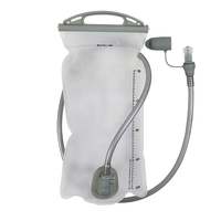 Réservoir d'hydratation Jiayi WB-505 sans BPA, écologique, blanc, en PEVA avec tube pour la randonnée et le camping