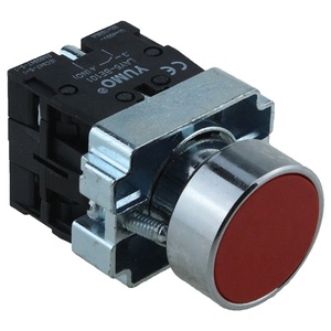 Yumowell <span class=keywords><strong>lay5</strong></span> đèn tín hiệu màu đỏ 600VAC 10A nút nhấn 1no1nc tuôn ra - Product Image 1