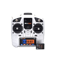 Télécommande MicroZone MC6C pour avion modèle avec récepteur 2.4G pour avion à aile fixe SU27 via la machine à 4 axes KT Board