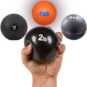 Ballon de sable en PVC de 2 lb/4 lb, grand ballon de yoga, ballon de gravité souple, ballon de sable rempli de sable, très bien noté - Product Image 1