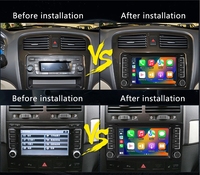 CARUPEZ 7 pouces Android autoradio pour Volkswagen Touareg Transporter T5 Multivan 2004-2009 8581/7862 8 cœurs GPS DSP Style OEM