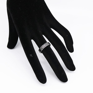 yunnique Fashion <b>Rings</b> Open Design Retro <b>Titanium</b> Steel Men Women Jewelry Gift Geometric Shape Meiwei Color GZY-J0132 - Product Image 5