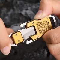 Couteau de cou de survie tactique polyvalent de qualité industrielle avec gaine pour la pêche de poche et le camping d'autodéfense Couteau d'extérieur