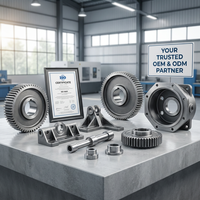 Pièces moulées en fonte ductile sur mesure OEM, services de fraisage de précision ASTM A48 65-45-12 pour machines automobiles, moulage certifié ISO9001