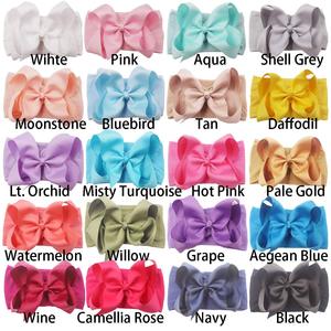 <span class=keywords><strong>Diademas</strong></span> de 6 pulgadas <span class=keywords><strong>con</strong></span> lazo grande <span class=keywords><strong>para</strong></span> bebés y niñas, cintas elásticas de nailon <span class=keywords><strong>para</strong></span> el pelo, turbante, accesorios <span class=keywords><strong>para</strong></span> el cabello <span class=keywords><strong>para</strong></span> recién nacidos - Product Image 2