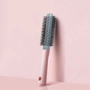 แปรงผมทรงกลมพร้อมขนแปรงแบบ Air Cushion สำหรับเพิ่มวอลลุ่มและดัดผม ใช้ในร้านเสริมสวย น้ำหนัก 65 กรัม วัสดุทำจากหยก - Product Image 1