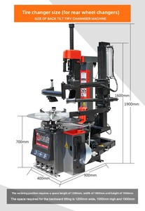 Bras auxiliaire pour changeur de pneus automatique à inclinaison arrière <span class=keywords><strong>Delishi</strong></span> F-597 ; Fabriqué en Chine, compatible 220V - Product Image 3