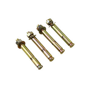 สลักยึดคอนกรีตแบบขยายตัว Suzhou Science Popularization รุ่น M6x60mm ชุบทอง อุปกรณ์ฮาร์ดแวร์ - Product Image 1