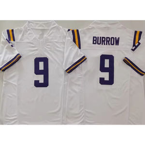 Jersey Kampus Bordir Louisiana TOP 2025 9 Joe Burrow <span class=keywords><strong>2</strong></span> Kyren Lacy 5 Jayden Daniels Unisex Pendek Spandex/Katun Bernapas - Product Image 5