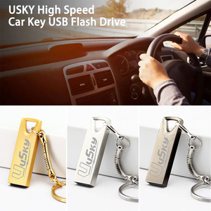 <span class=keywords><strong>USKY</strong></span> USB 2,0 metal promoción Pendrive 8GB 16GB 32GB 64GB 128GB memoria Flash Stick pen drive logotipo personalizado USB Flash Drives - Product Image 6