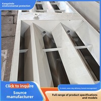 Équipement de séparation gaz-liquide-solide pour le traitement des eaux usées industrielles, séparateur triphasé PP, réservoirs anaérobiens, direct