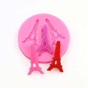 Chocolat en forme de pylône. Moule en silicone en forme de queue de sirène 3D pour dentelle sucrée, outils de pâtisserie OEM/ODM - Product Image 1