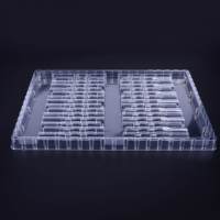 Plateau de compartiment en plastique dur à faible poids pour la formation sous vide de l'emballage de dispositifs médicaux blister jetables