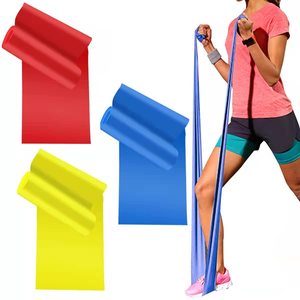 TPE căng ban nhạc tập luyện sức đề kháng tập thể dục tập thể dục ban nhạc cao su Yoga đàn hồi phẳng kháng ban nhạc - Product Image 2