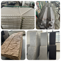 Panneaux muraux en pierre PU extérieurs 3D de style naturel pour la décoration interne et externe Fabricant anti-décoloration de haute qualité pour la vente en gros