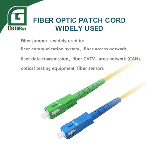 GETEKnet ODM OEM 광섬유 패치 코드 1 미터 식별 조명 기계적 손실 끝면 추적 가능한 잠금 광학 - Product Image 4