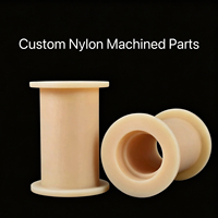Pièces en plastique technique haute performance sur mesure, usinage CNC, composants résistants à l'usure en POM, nylon, PEEK