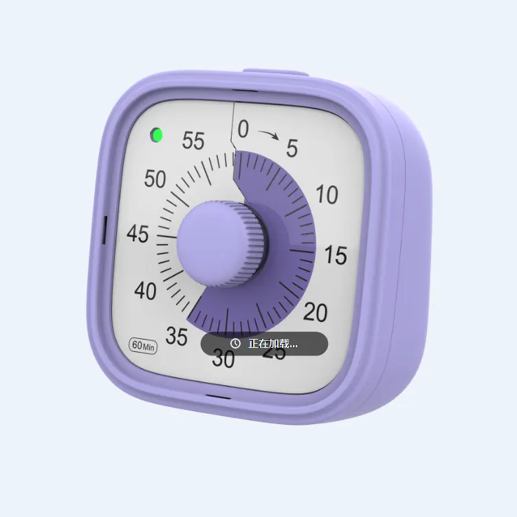T31 Timer visivo da 60 minuti per conto alla rovescia meccanico durevole Timer da cucina Timer visivo per bambini e adulti