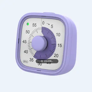 T31 60-Minute Visual Countdown Timer Durable Mechanical Kitchen Timer Classroom Visual Timer For Kids And Adults