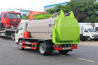 Camion à ordures Foton Mini Star 3 4x2 5 CBM pour déchets alimentaires, chargement latéral, hermétique, anti-odeur, collecteur de déchets de restaurant