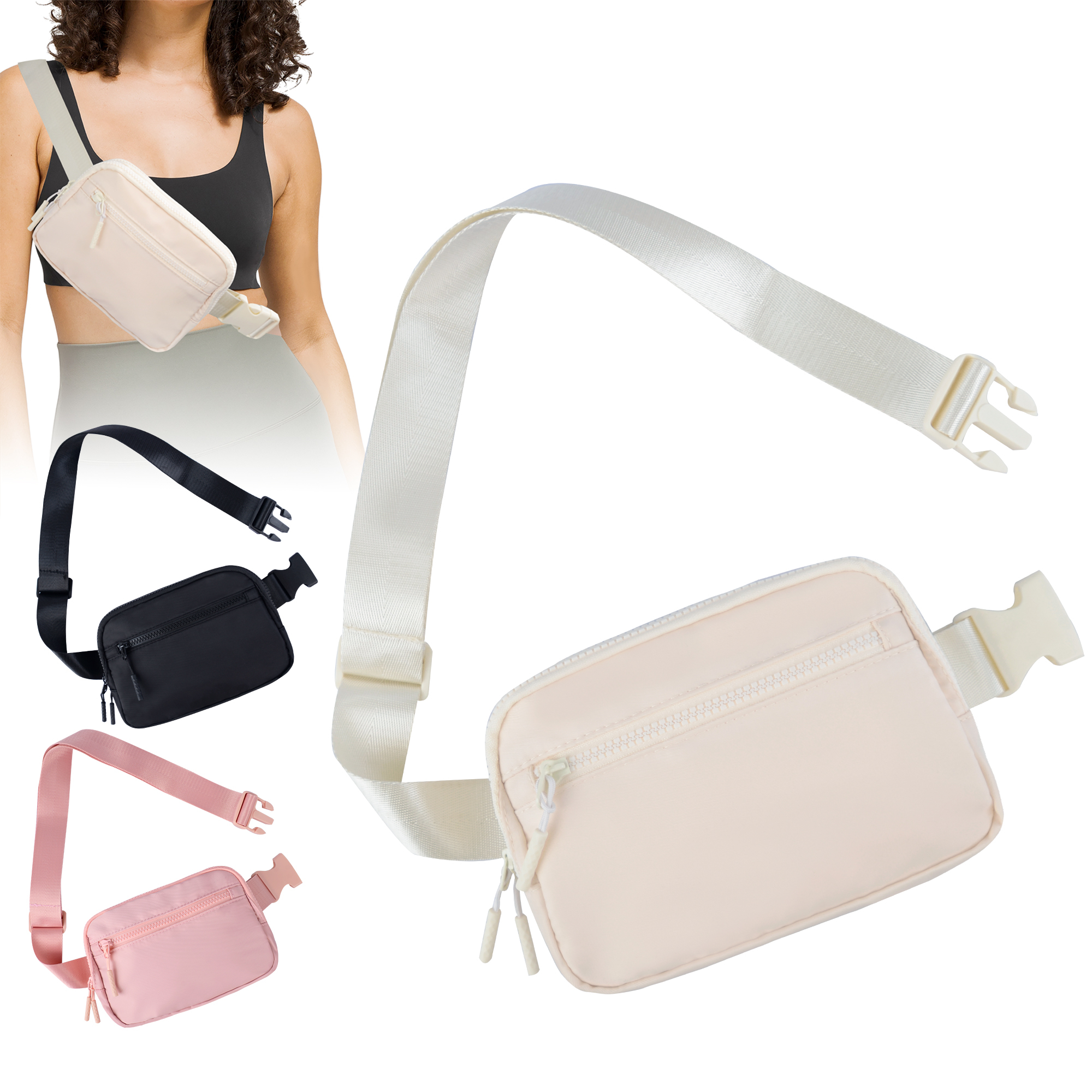 Unisex Mini Belt Bag with Adjustable Strap Fanny