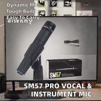 Microphone dynamique filaire professionnel SM57, cardioïde, XLR, 3,5 mm, métal, portable, 40 Hz-15 kHz, pour studio, performances en direct, smartphones