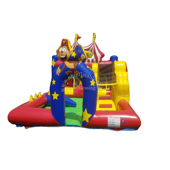 High quality customized inflatable circus animals toddler playground bouncer for sale