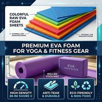 Feuille de mousse EVA haute densité pour tapis de yoga, blocs d'exercice, équipement de fitness – Anti-déchirure, écologique, antidérapant, imperméable, découpe OEM/ODM