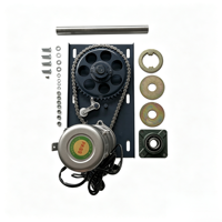 Moteur asynchrone Weiyu AC1500 208 240V monophasé 200W 20RPM étanche IE4 50Hz pour porte de volet roulant