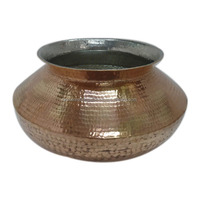 Ensemble de casseroles en cuivre vintage, accessoires de cuisine commerciaux de grande taille pour les grands rassemblements, cuisine pratique pour les voyages