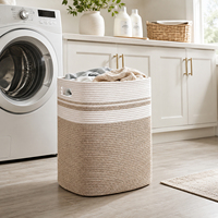 Panier de rangement empilable en tissu tressé à la main pour la nourriture rapide, panier en osier de luxe pour l'extérieur, idéal pour le stockage et le transport