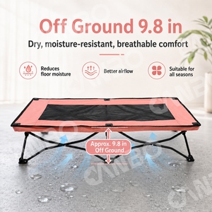 Faltbares Erhöhtes Hundebett mit Oxford Teslin Stoff Tragbare Erhöhte Haustierliege für Innen- und Außenbereich - Product Image 5
