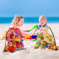 Sac à cordon en maille respirante personnalisé avec logo promotionnel de haute qualité, vente en gros pour le rangement, les enfants ou la lessive