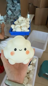 Nouveau jouet anti-stress en forme de nuage blanc mignon, simulation réaliste, rebond lent, jouet à presser - Product Image 3