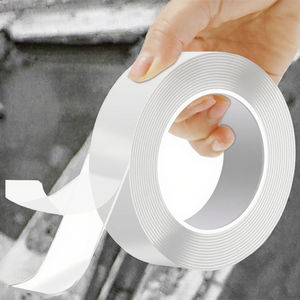 Cinta de Espuma de Sellado de Doble Cara, Transparente, Reutilizable, de Acrílico, Termofusible, Autoadhesiva, Impermeable, de Poliéster, para Uso Automotriz - Product Image 3