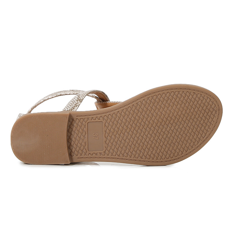 Summer Lady Sandals Cross-border Plus-size Fashion Bohemian Roman Women Sandals 2023