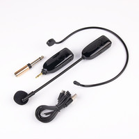 Portable Mini 2.4 Ghz Condensateur Casque Microphone Sans Fil Professionnel pour Caméra Téléphone Portable Enseignant Enregistrement