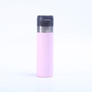 आउटडोर यात्रा जिम स्पोर्ट्स बुलेट उच्च गुणवत्ता वाली डबल दीवार वैक्यूम इन्सुलेट थर्मोस पॉप-अप ढक्कन के साथ कॉफी मग पीने - Product Image 6