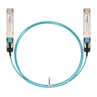 Interconnexion optique InfiniBand NDR 800G/850Gbps OSFP Finned Top AOC, idéale pour les centres de données IA, les clusters GPU et l'entraînement HPC