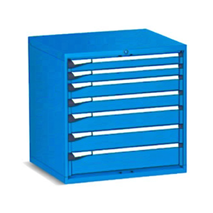 Fami Master Key Comfort Drawer <b>Cabinet</b> 7 Drawers 867x726x850 Mm Light <b>Grey</b> Ral7035 Tool Storage - Product Image 2