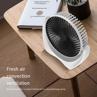 Ventilateur de circulation d'air de bureau mini USB électrique sans pales, silencieux, à moteur sans balais, portable, pour la maison et le bureau